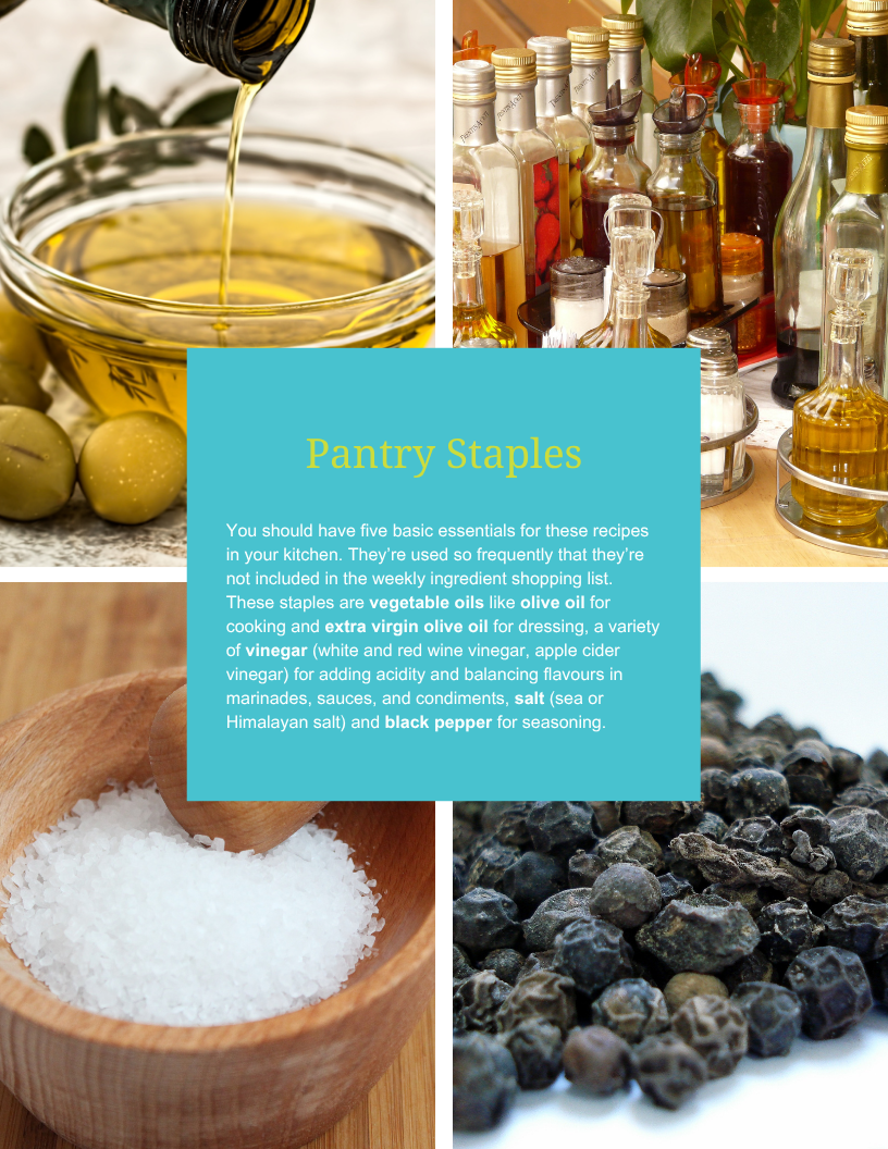 October High Protein Recipe pack