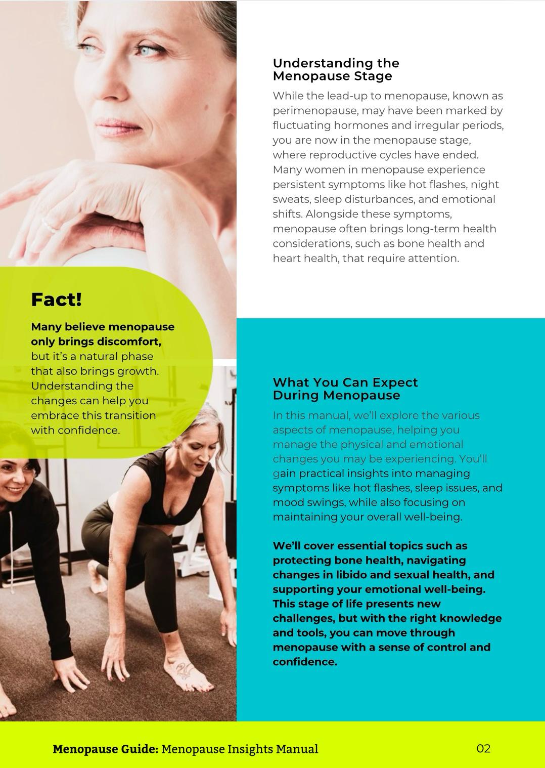 (Order to Print) Menopause Insights Manual