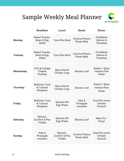 (Order to Print) August High Protein Recipe Book