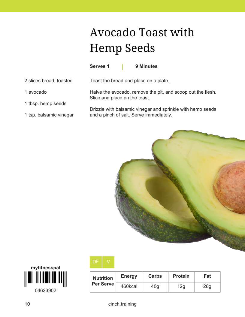 (Order to Print) August Plant based recipe